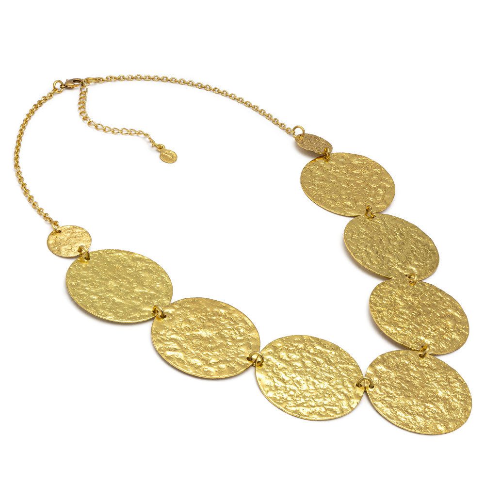 7 Circle Plates Necklace
