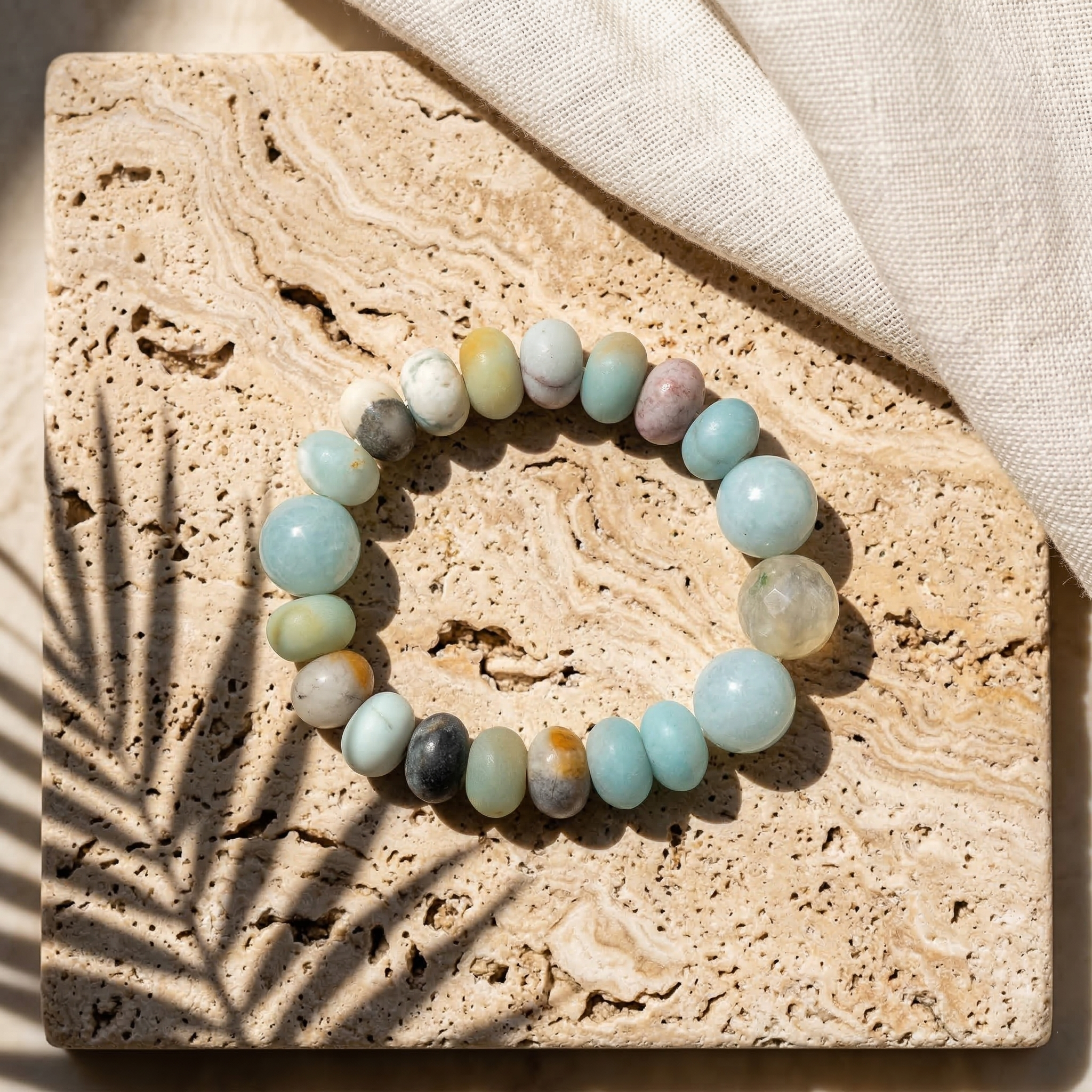 Amazonite Mixed-Shape Bracelet - The Ethereal Hope