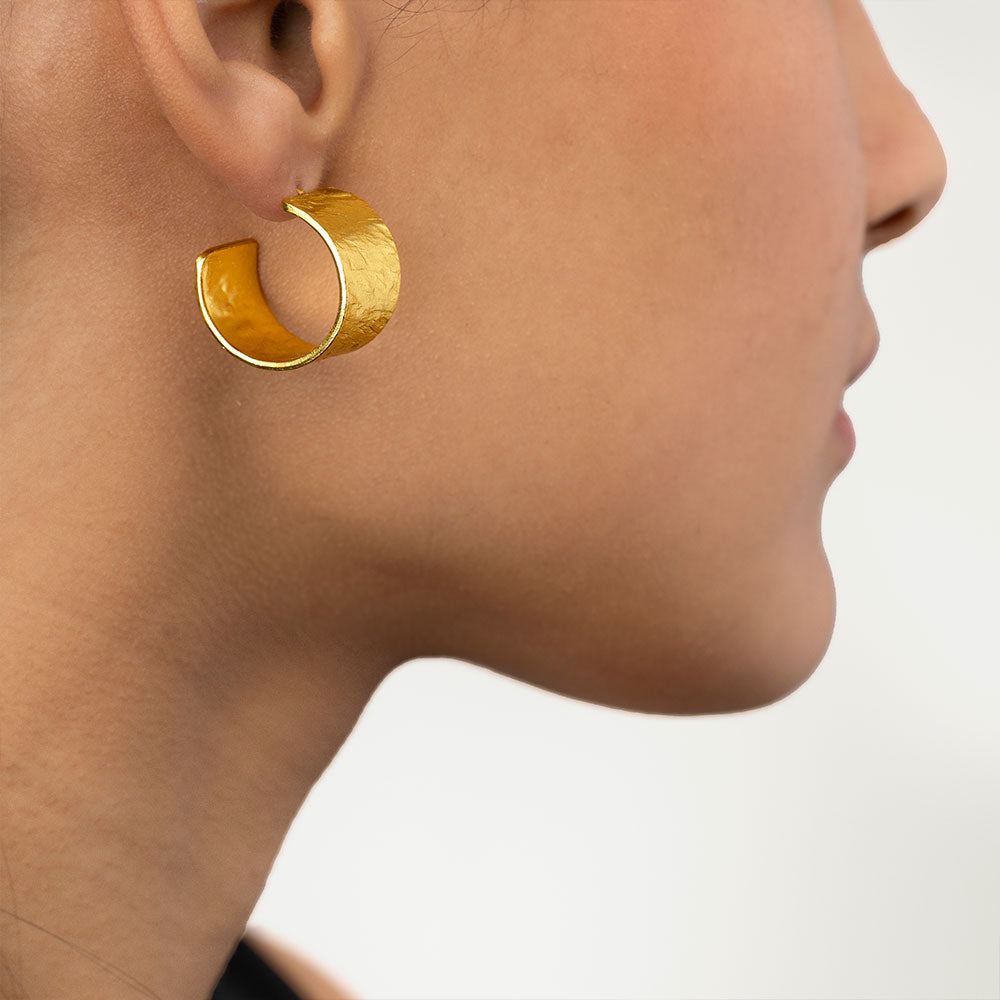 Band Hoop Earrings