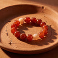 Carnelian & Banded Agate Bracelet - The Creative Fire
