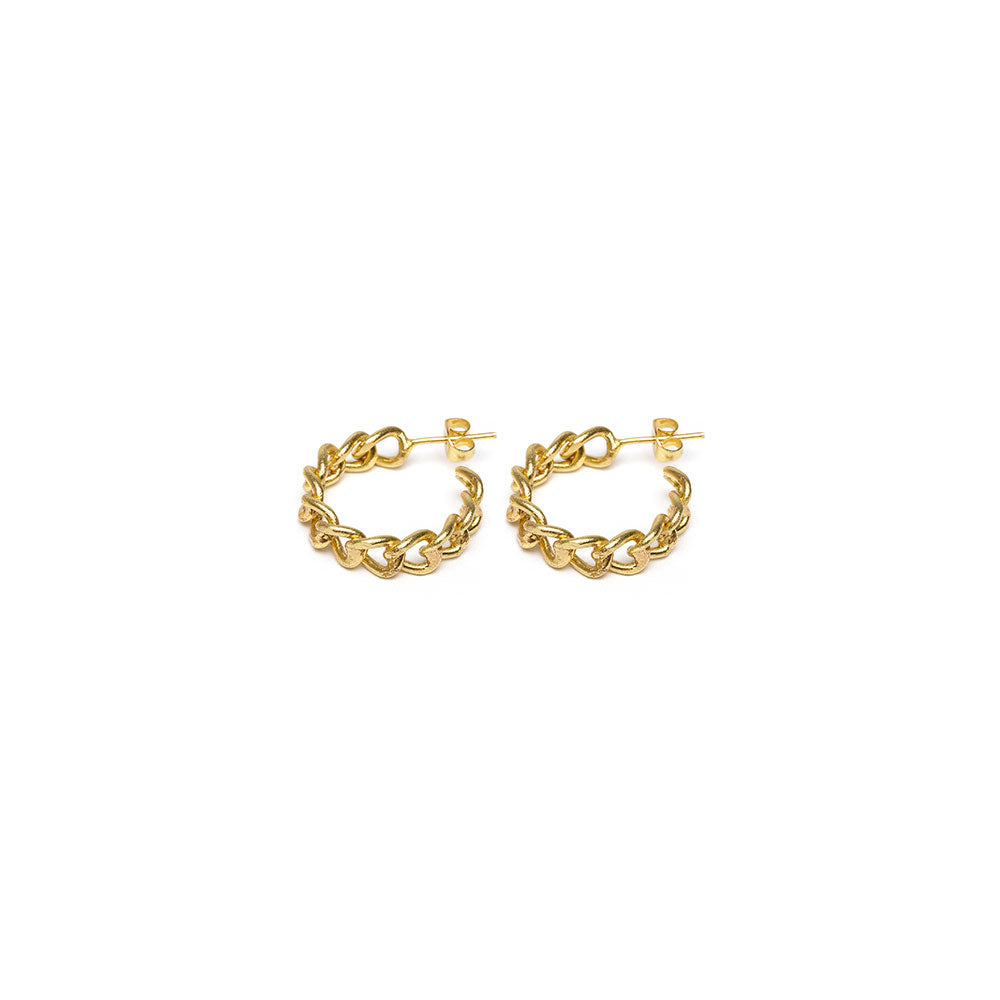 Chain Circle Earrings