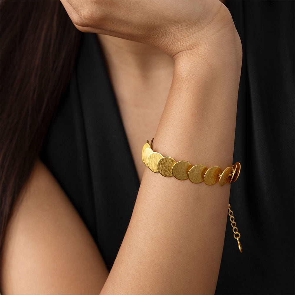 Coin Line Bracelet