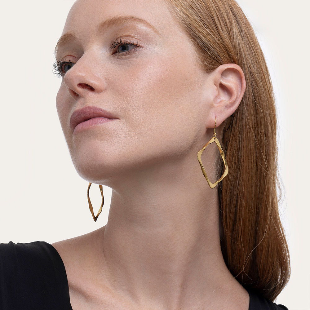 Diamond-Shaped Earrings