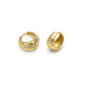 Diamond-Cut Small Hoop Earrings