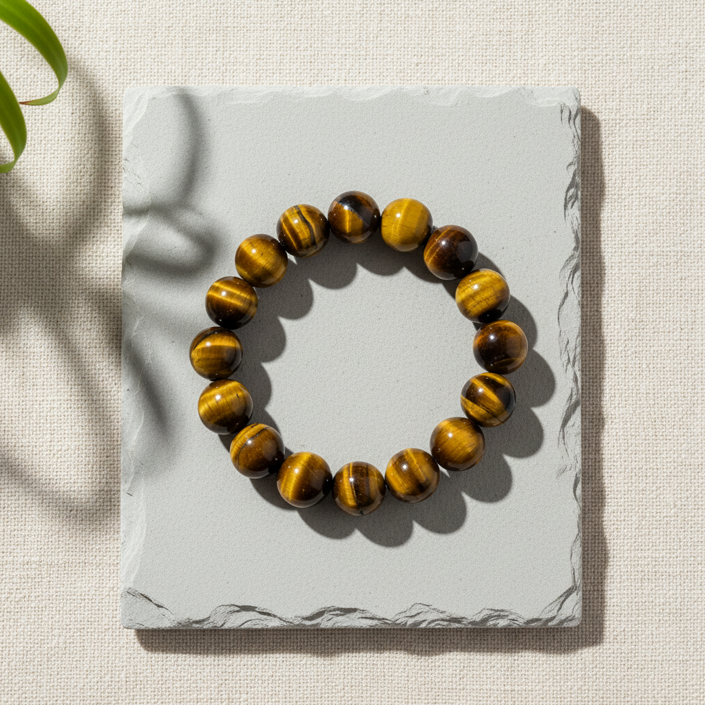 Gold Tiger’s Eye Bracelet - The Solar Anchor