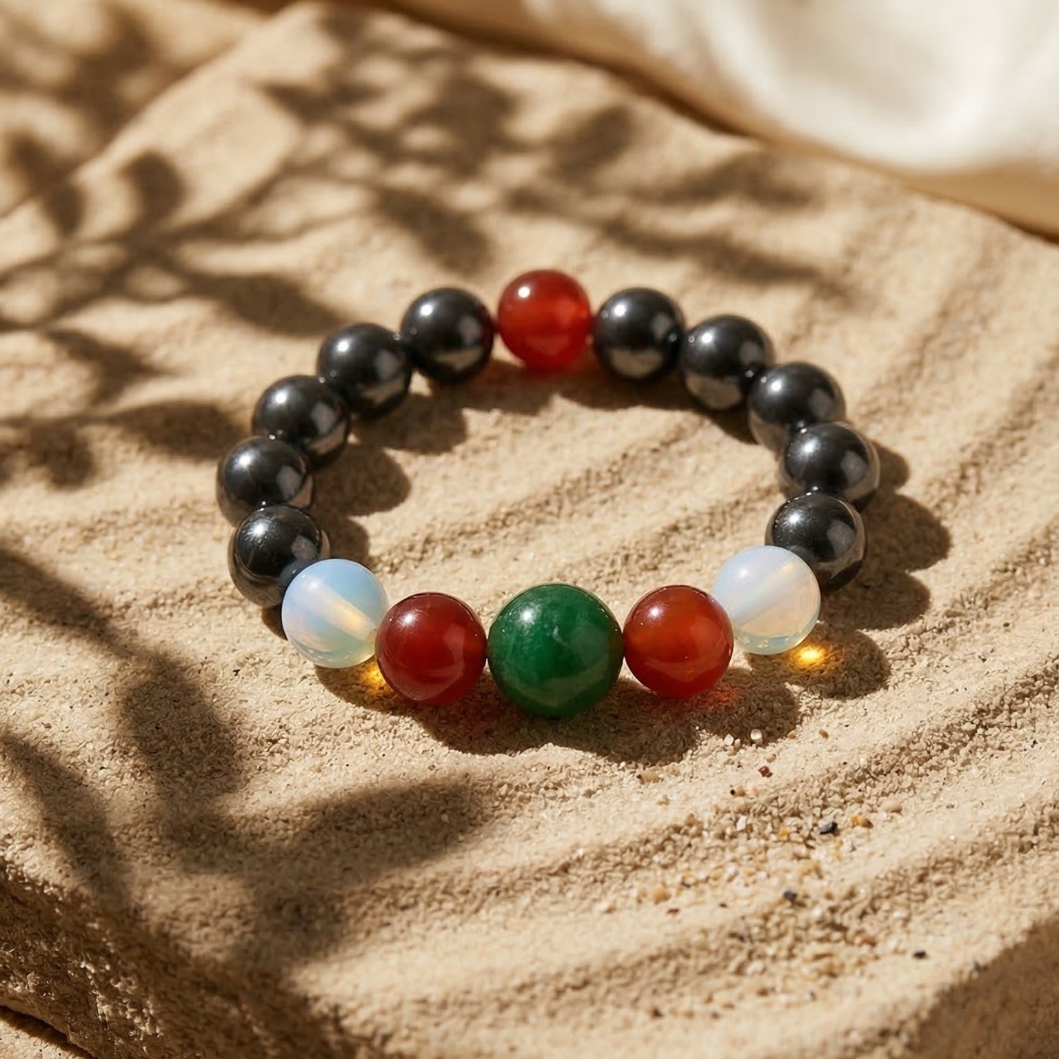 Hematite & Multi-Gemstone Bracelet - The Grounded Radiance