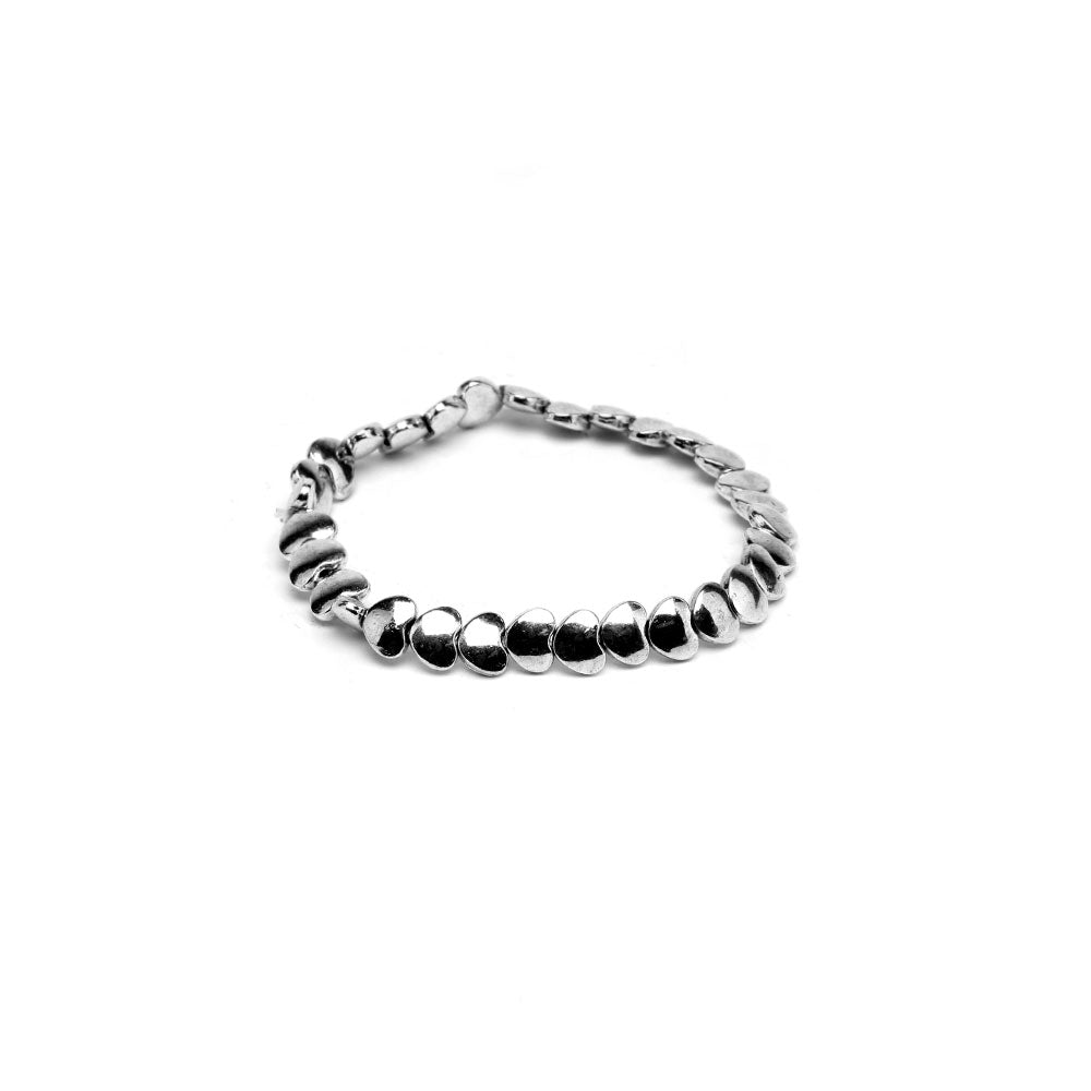 ELASTIC BRACELET ROW OF HEARTS