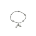 Key & Padlock Charm Bracelet