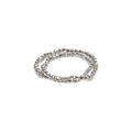 Double Silver Braclet