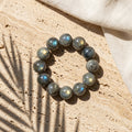 Labradorite Statement Bracelet - The Aurora Anchor