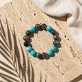 Labradorite & Turquoise Faceted Bracelet - The Mystic Alignment