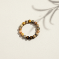 Lace Agate & Gold Tiger’s Eye Bracelet - The Radiant Spirit