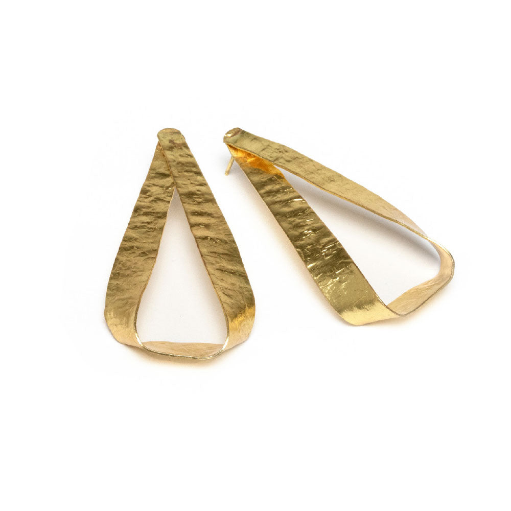 Large Ribbon Earrings