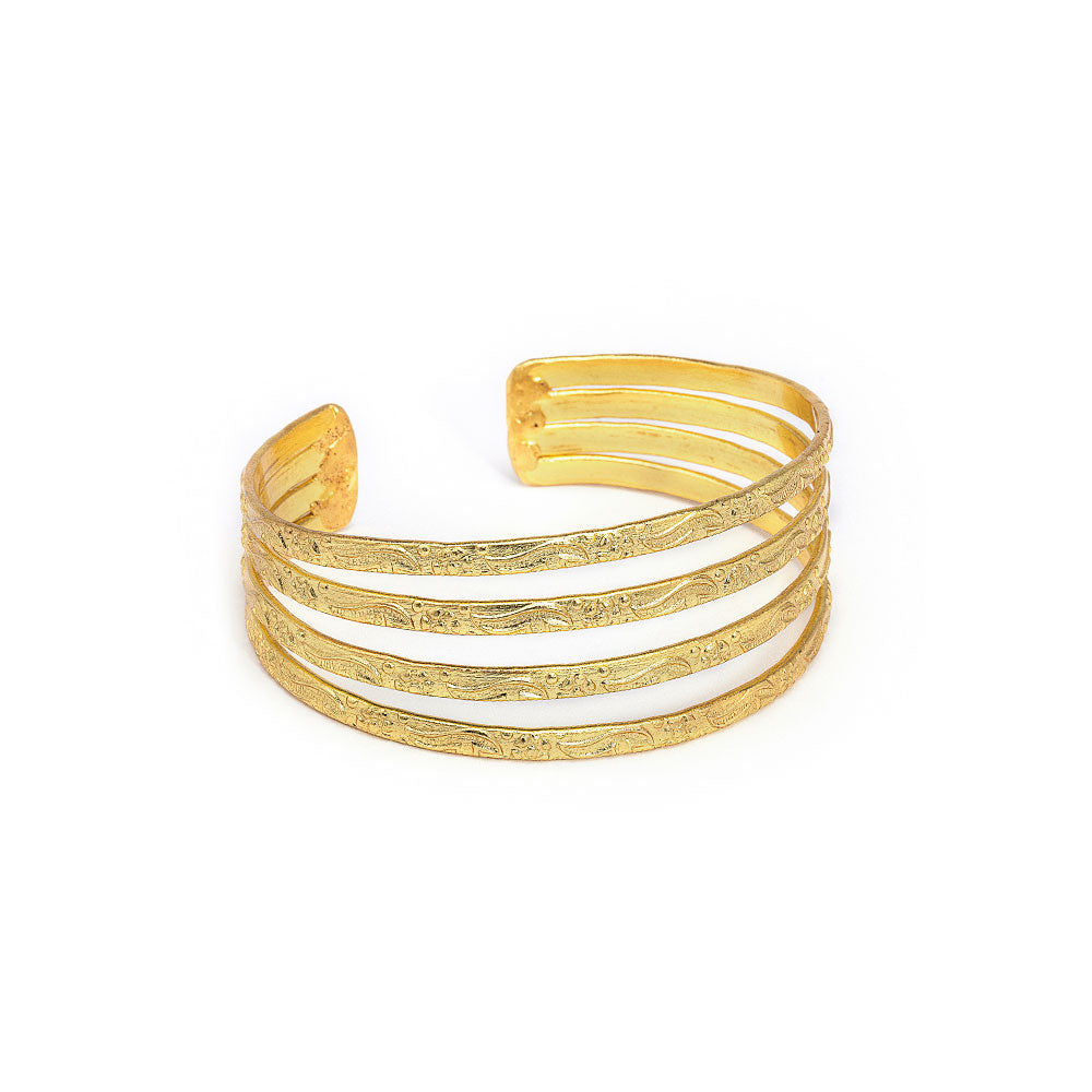 Multi-Line Bangle Bracelet