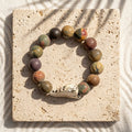 Picasso Jasper & Howlite Bracelet - The Soulful Journey