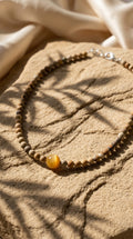 Picture Jasper & Honey Agate Necklace - The Desert Horizon