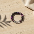 Purple Jasper, Amethyst & Opal Bracelet - The Violet Visionary