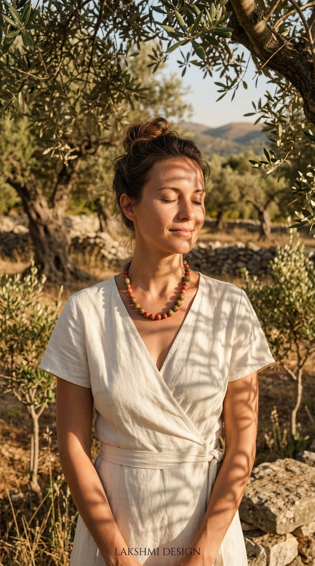 Red Sea Sediment Jasper & Bloodstone Necklace - The Vital Anchor
