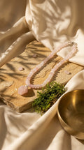 Rose Quartz Raw Pendant Necklace - The Eternal Grace