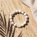 White Howlite & Druzy Agate Bracelet - The Ethereal Light